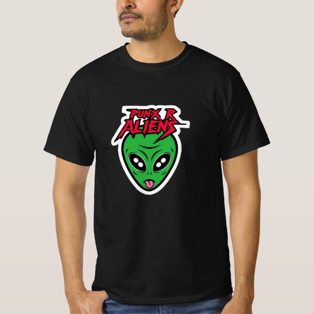 Camiseta Punx R Aliens (Frente)