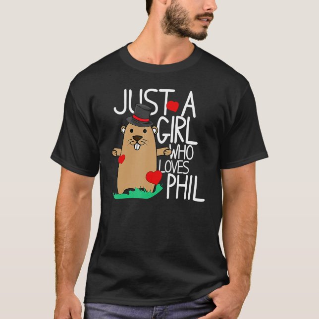 Camiseta Punxsy Phil's Cute Groundhog Day Holiday Design fo (Frente)