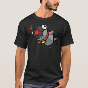 Camiseta Pup Para Homens E Mulheres