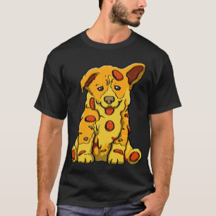 Camiseta Pupperoni Pizza Adorava Mulheres Engraçadas Cachor