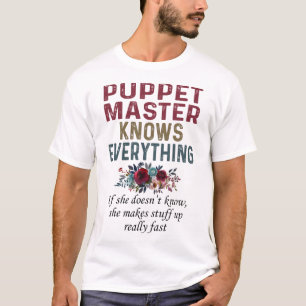 Camiseta Puppet Master sabe tudo