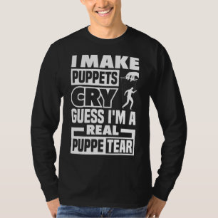 Camiseta Puppeteer Ventriloquismo Eu Faço Puppets Cr