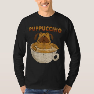 Camiseta Puppuccino - Cão Lover Cappuccino Lover - Café D