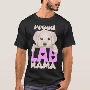 Camiseta Puppy Amarelo da mamãe! Especialmente Para Labra