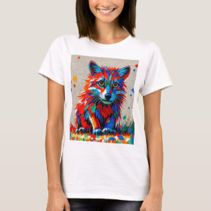 Camiseta Puppy Expressiva abstrato art design