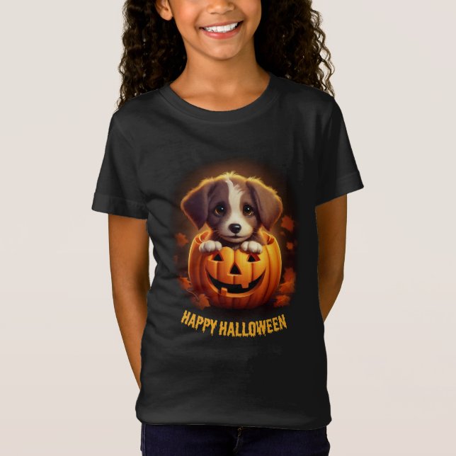 Camiseta Puppy Halloween (Frente)
