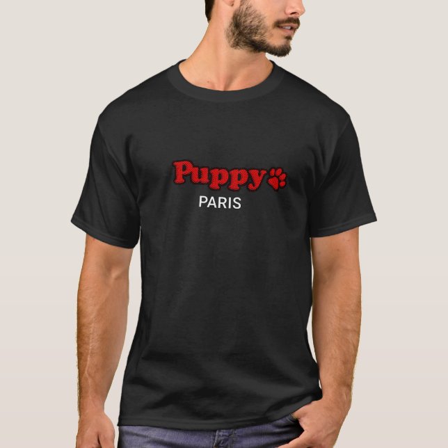 Camiseta Puppy Paw Red (Frente)