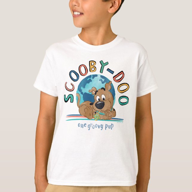 Camiseta Puppy Scooby-Doo "One Groovy Pup" (Frente)