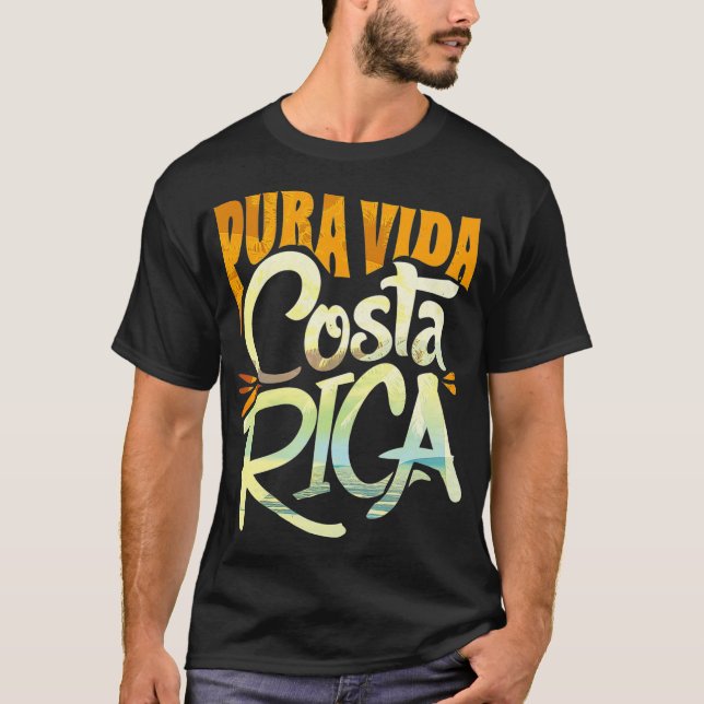 Camiseta Pura Vida Costa Rica Men Women Kids (2) (Frente)