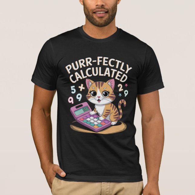 Camiseta Puramente calculado (Frente)