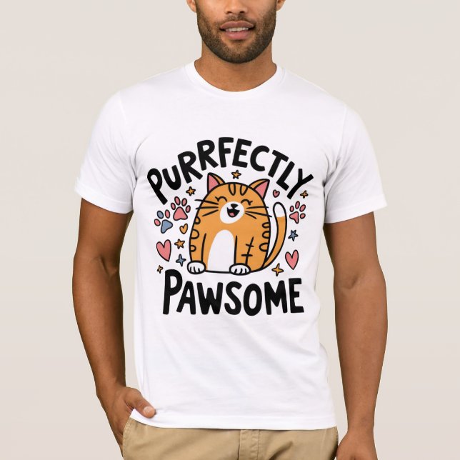 Camiseta Puramente Pawsome (Frente)