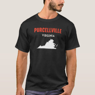 Camiseta Purcellville Virginia EUA State America Viagem Vir
