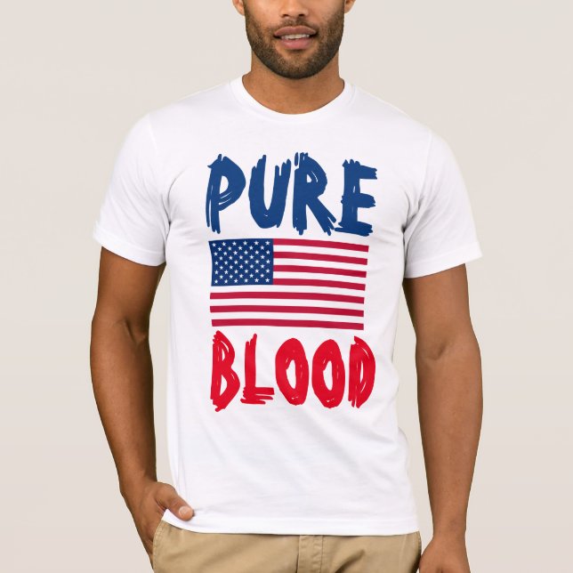Camiseta PURE BLOOD PATRIOT DAD (ANTI-VAX) T-Shirts (Frente)