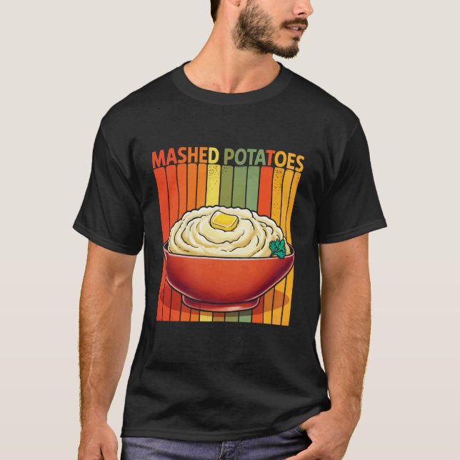 Camiseta Purê de Batatas Retrô (Frente)