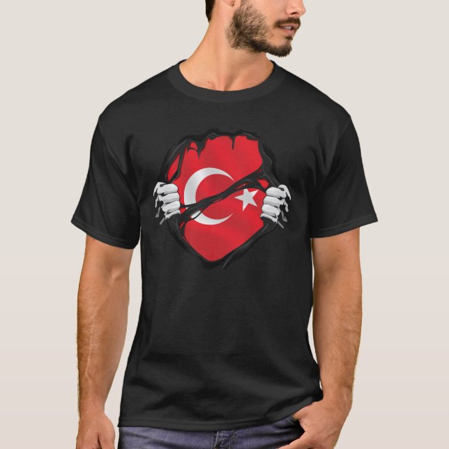Camiseta Pure Roots Flag Black (Frente)