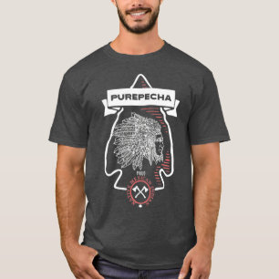 Camiseta Purepecha Tribe Nativo Mexicano Índio Ortoso Dard