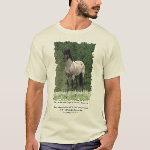 Camiseta Puresanguessuga Espanhola Mustang Art & Poem T-Shi