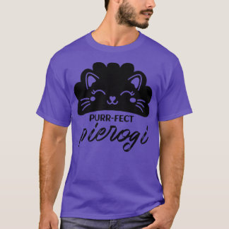 Camiseta Purfect Pierogi Adorable Cute Pierogi Cat Lovers
