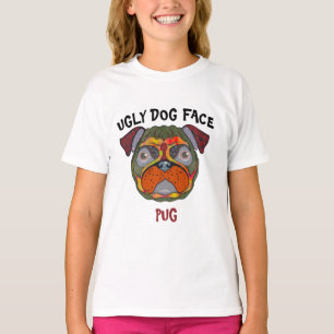 Camiseta Purga única e feia cara de cão T-Shirt