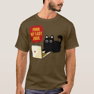 Camiseta Purgar Meu Último Gato Preto de Email de Tobe Fons