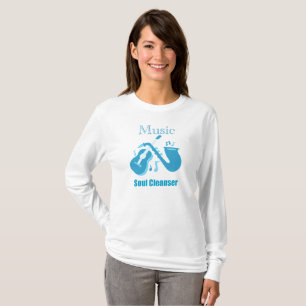 Camiseta Purificador de Alma Música Gráfico de Guitarra e S