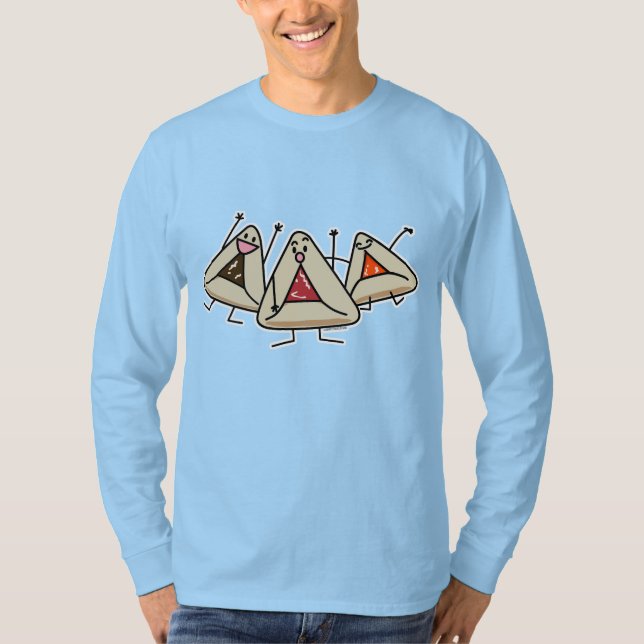 Camiseta Purim hamantaschen a pastelaria Sameach Oznei (Frente)