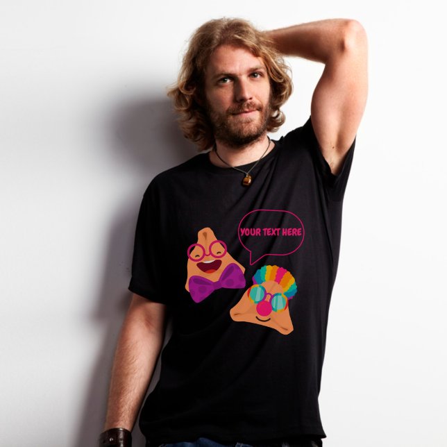 Camiseta Purim judeu personalizado Hamentashen Hamantaschen (Criador carregado)