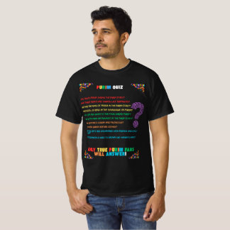 Camiseta Purim Quiz - Teste Seu Conhecimento Sobre Este Jud