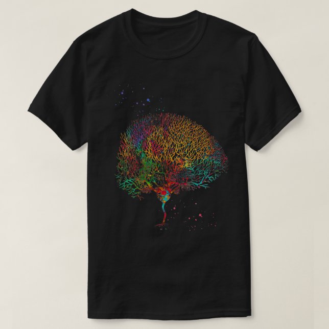 Camiseta Purkinje Neuron  (Frente do Design)