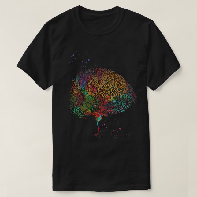 Camiseta Purkinje Neuron 3 (Frente do Design)