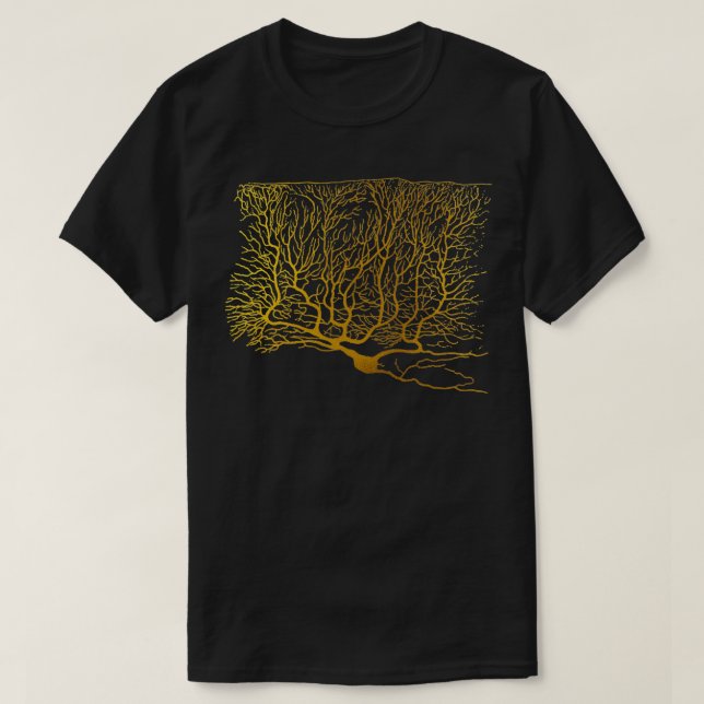 Camiseta Purkinje Neuron 5 (Frente do Design)