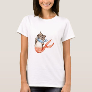 Camiseta Purmaid Cat Mermaid