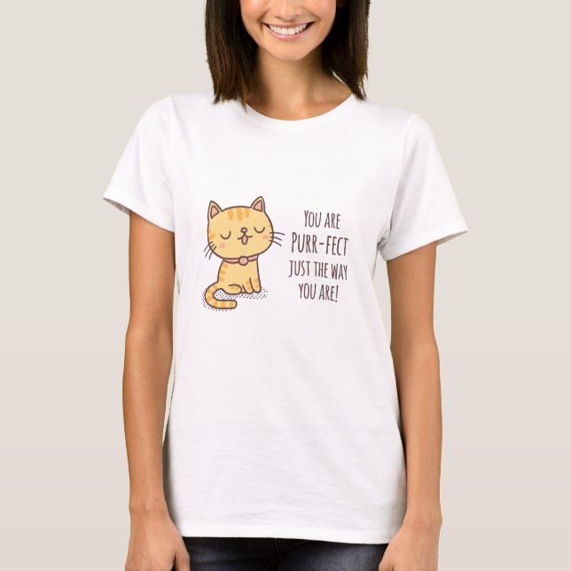 Camiseta Puro Bonito Da Maneira Que Você É Gato (Frente)