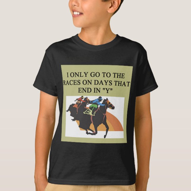 Camiseta puro-sangue que compete amantes (Frente)