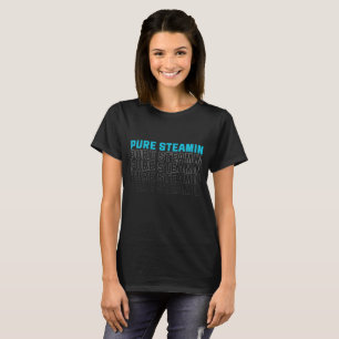 Camiseta Puro Steamin Scottish Funny A Dizer T-Shirt