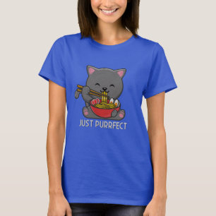 Camiseta Puro - T-Shirt Ramen Comendo Gato