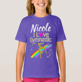 CAMISETA PURPER I AMOR GYMNASTICS DESIGN