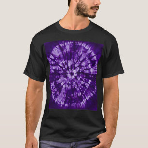 Camiseta Purple Batik Tie Dye Bohemian pattern 