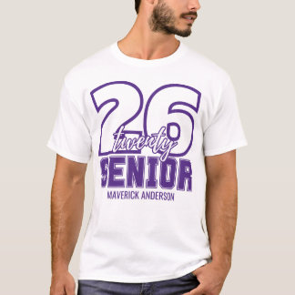 Camiseta Purple Class of 2026 Graduation
