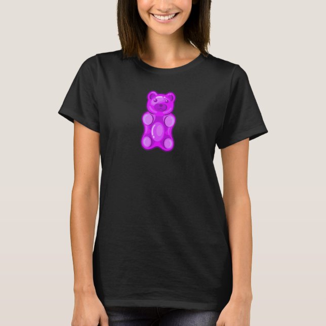Camiseta Purple Gummy Bear Candy (Frente)