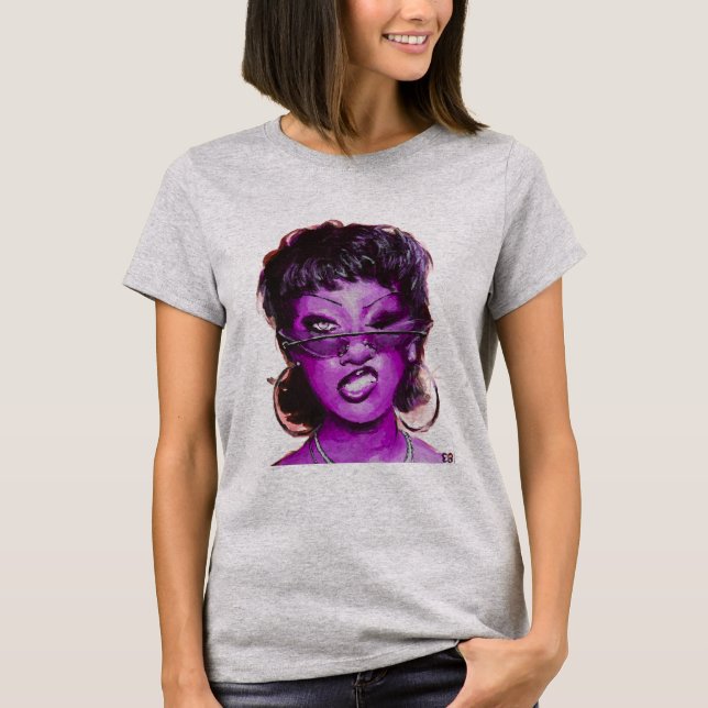 Camiseta Purple Lady (Frente)