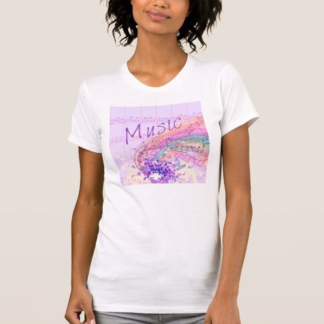 Camiseta Purple Music Colorsplash Fine Jersey (Frente)