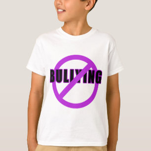 Camiseta Purple NO BULLYING T-shirts and Buttons