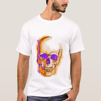 Camiseta Purple skull