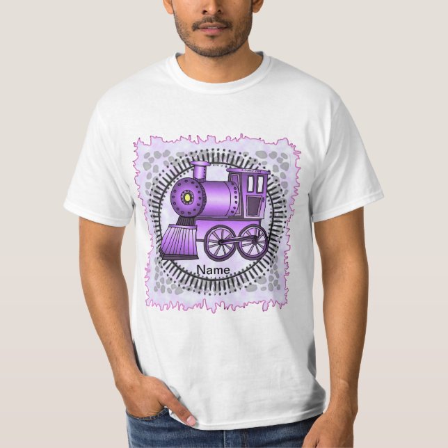Camiseta Purple Train (Frente)