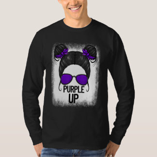 Camiseta Purple Up Girl Month Of Military Child Girls Purpl