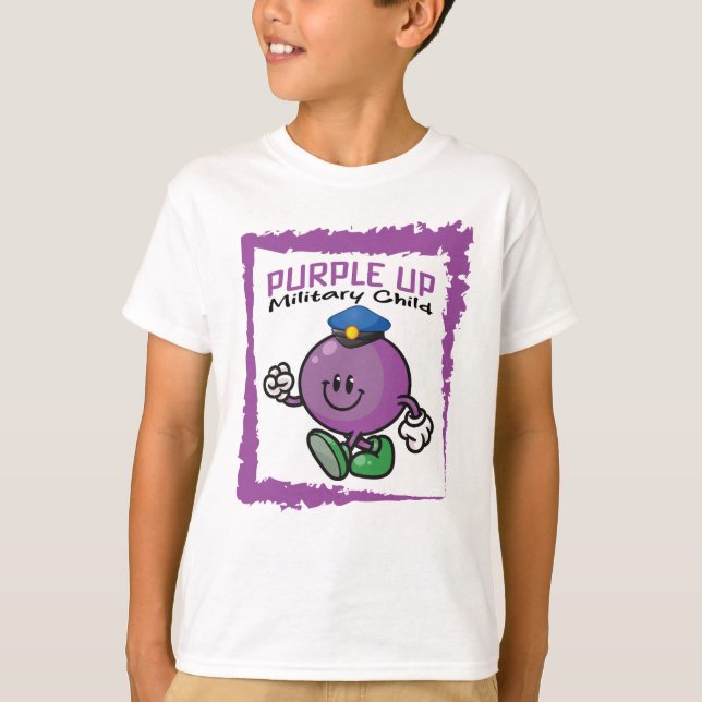 Camiseta Purple Up Military Child 2024 (Frente)
