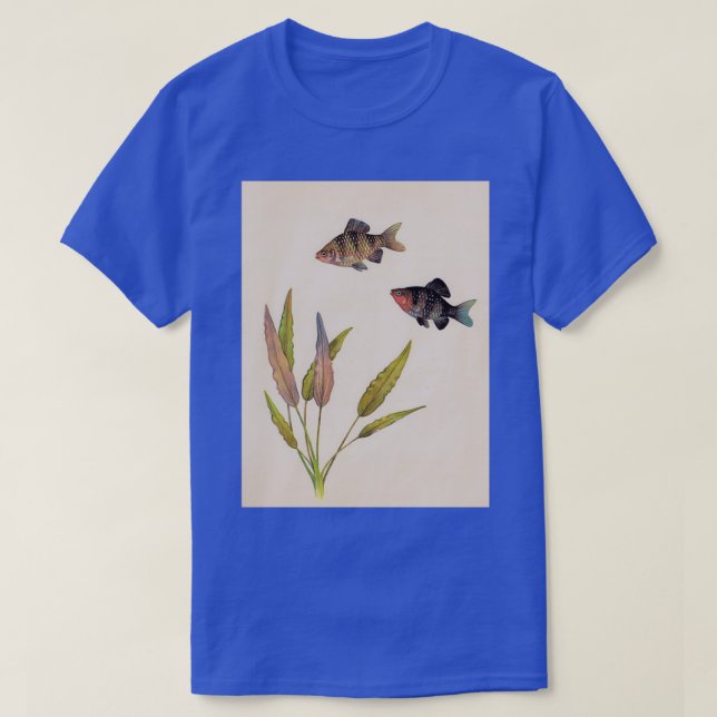 Camiseta Purplehead Barb Pethia nigrofasciata (Frente do Design)
