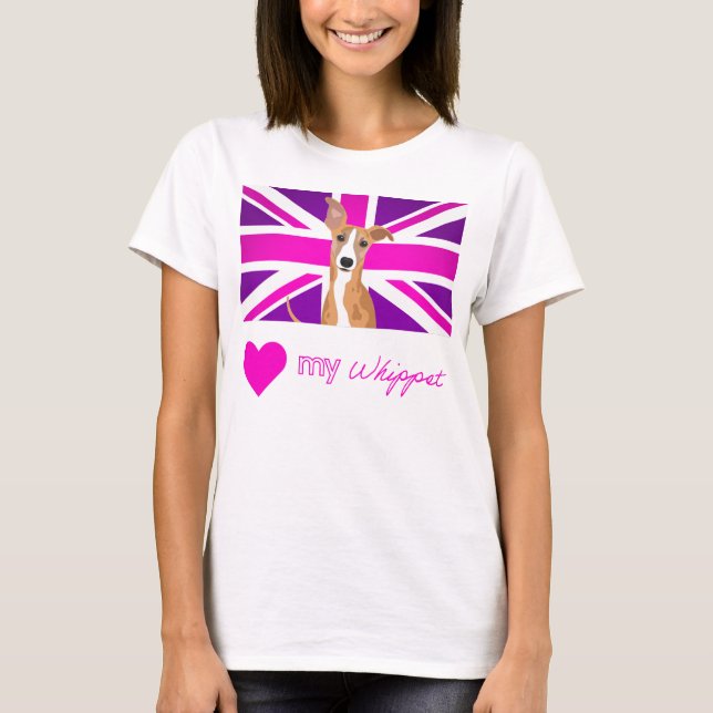 Camiseta PURPLEWHIPPET Basic (Frente)