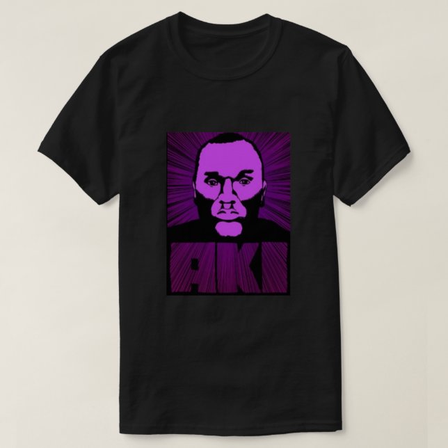 Camiseta Púrpura Aki Feita (Frente do Design)
